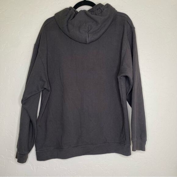 Pura Vida Brown Color Block Hoodie Large - Picture 10 of 11